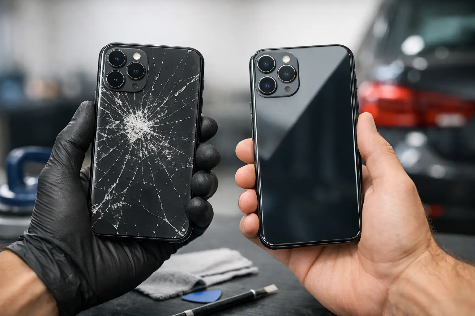 Can Back Glass Be Repaired or Replaced?