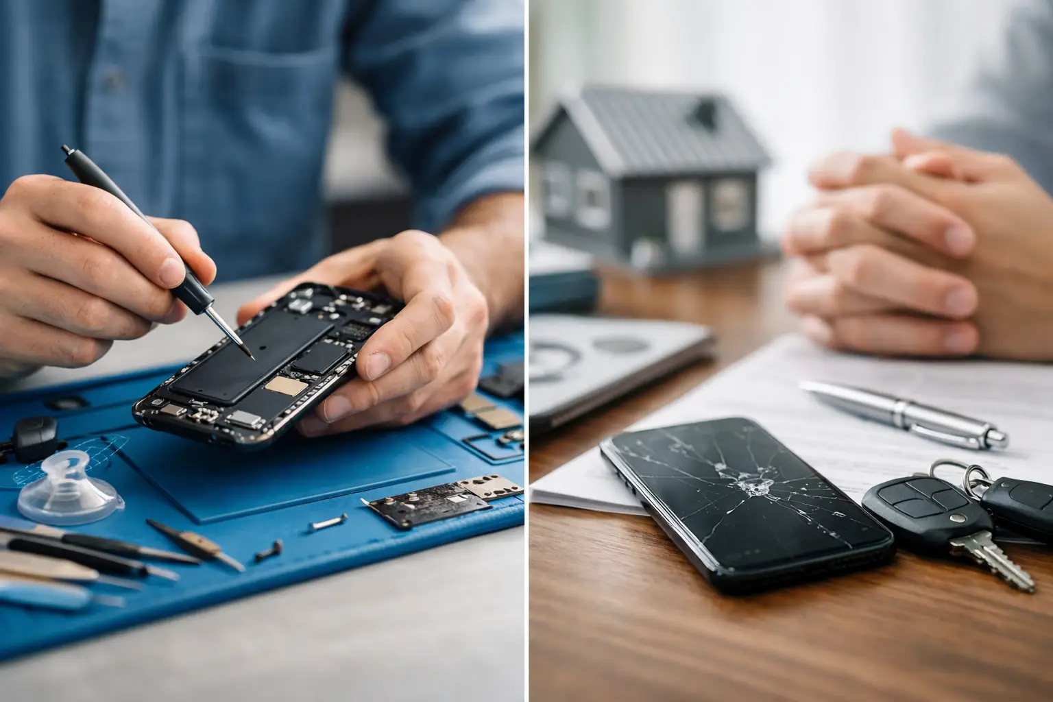 Phone Repair Versus Insurance Claim
