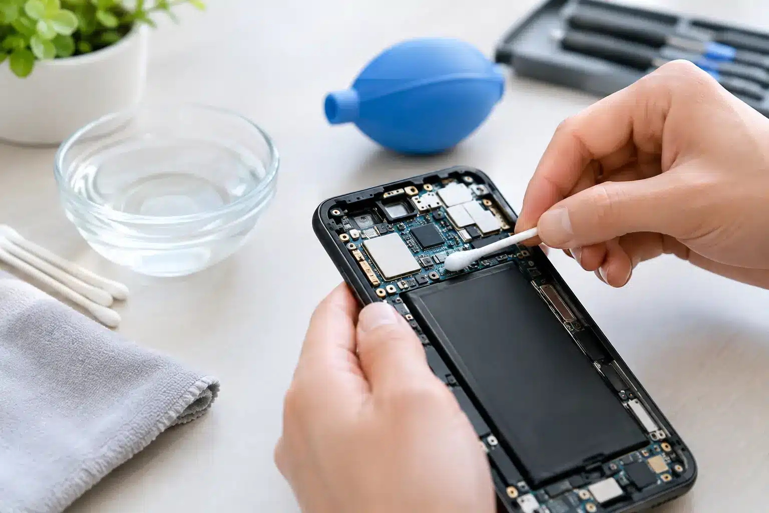 How to Remove Phone Water Corrosion Safely